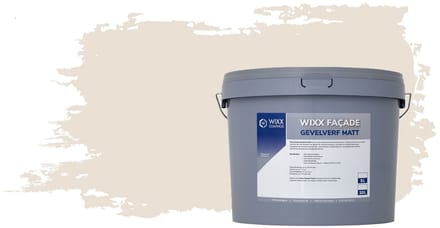 Wixx Façade Gevelverf Matt - 10L - RAL 9001 Crèmewit