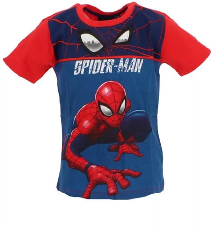 Spiderman Marvel T-shirt. Rood multi. Maat 128 cm / 8 jaar