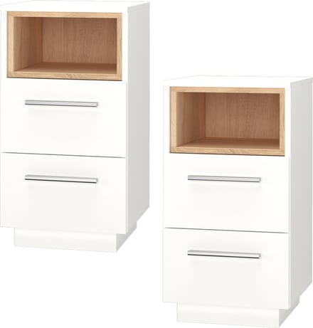 Vicco Beatrice Nachtkastje – Set van 2 Wit