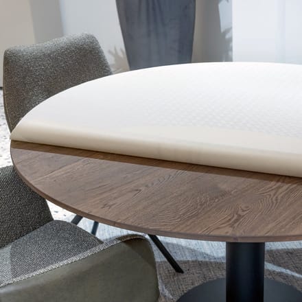 Protecttable - Rond Tafelbeschermer PVC Foam Ø100cm - Tafelmolton - Ondertafelkleed