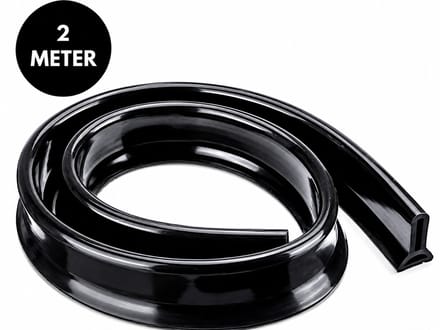 JustValue Waterdrempel Douche Zelfklevend – Waterkering/Douchedorpel – Siliconen – 2 Meter – Zwart