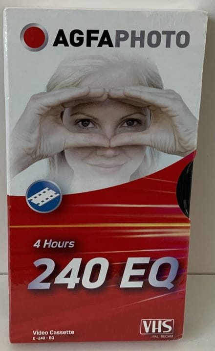 AGFAPHOTO 4 hours 240 EQ video cassette VHS (per 4 stuks)