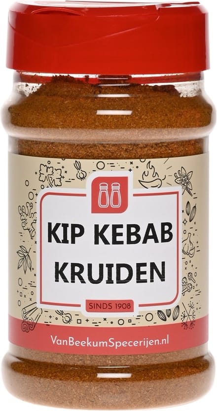 Van Beekum Specerijen - Kip Kebab Kruiden - Strooibus 150 Gram