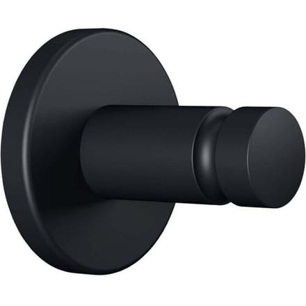 Tesa Moon - Handdoekhouder - Zwart - Zelfklevend - Mat