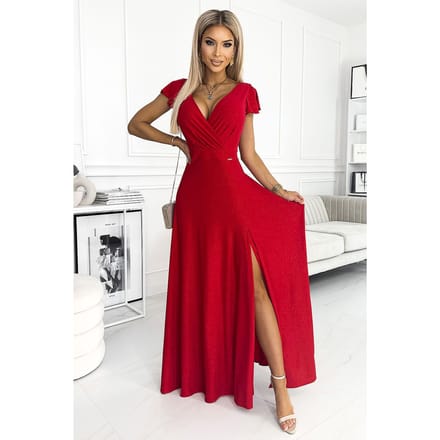 Glitter Glam Dress - Rood / S