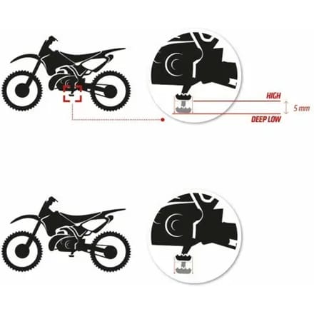 Motorfiets voetsteun S3 KTM/Husqvarna Husqvarna/KTM