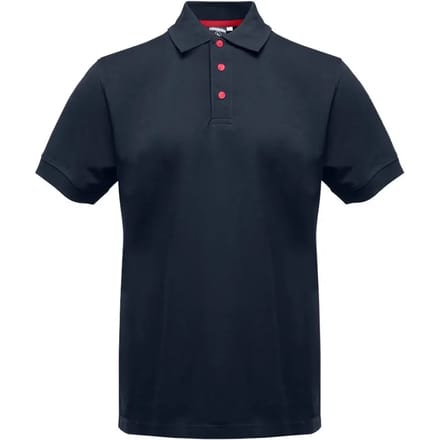 Polo met contrasterende knopen Pen Duick
