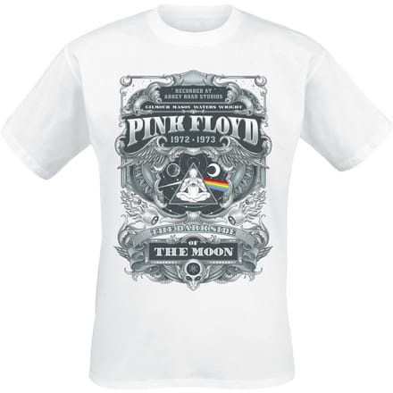 Pink Floyd T-shirt - DSOTM 1972 - S tot 3XL - voor Mannen - wit