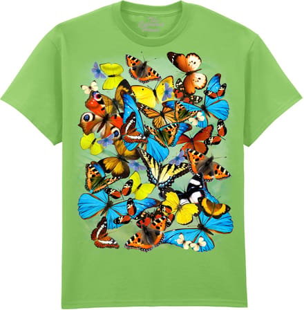 Vlinders Butterflies The Coloured House T-shirt M