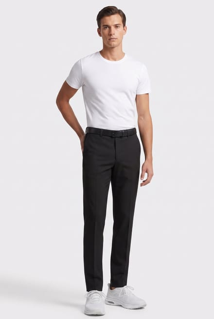 ARKET Eldar Hopsack Suit Trouser Black Taglia: 52 Short | Pantaloni Outlet | Uomo | Nero