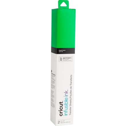 Cricut Uni transferblad "Infusible Ink", 30,5 x 30,5 cm - Bright Green