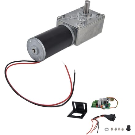 DC12V Motor met Vertanding Turbo Worm Snelheidsreductie Machineaccessoires met 8mm As