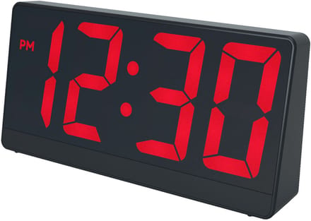 Caliber HCG006 - Wekker met groot display - Zwart