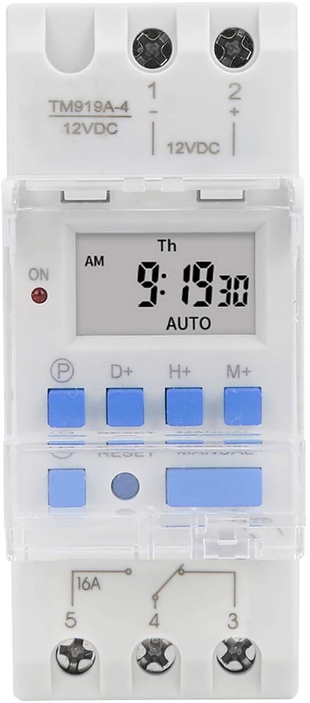 Dailygoods - Wekelijkse Timerschakelaar met LCD Scherm en Countdown-Functie