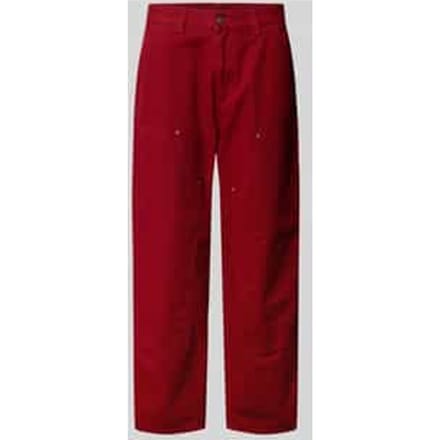 Straight jeans met siernaden