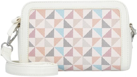 Gabor Schoudertas Meria Camera Bag Printed Rose Crème