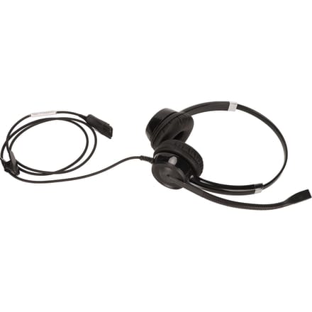 Casque téléphonique QD RJ9 à réduction de bruit ergonomique pour le service client et les affaires