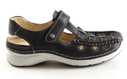 Wolky Rolling Sun 0720435 070 Dames Wandelsandaal - Zwart - 41