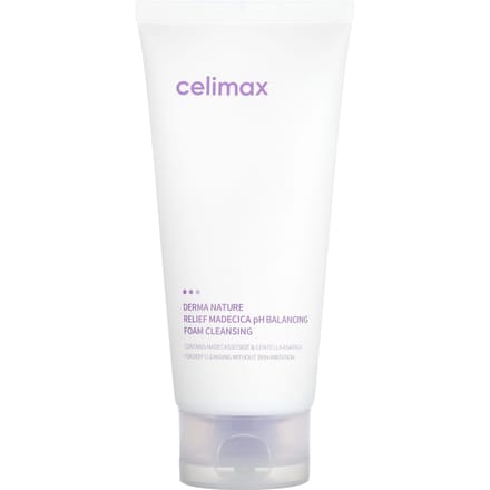 celimax - Derma Nature Relief Madecica Mousse Nettoyante Équilibrante pH 150 ml white