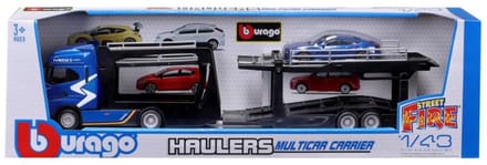 Bburago Iveco S-Way 570 - Modelauto - Schaal 1:43 - Blauw/Wit/Zwart