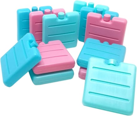 Mini Koelelementen Set - Koelaccu's Lunchbox - Voedsel Koel Houden - Compact Formaat - 12 stuks - Multicolor