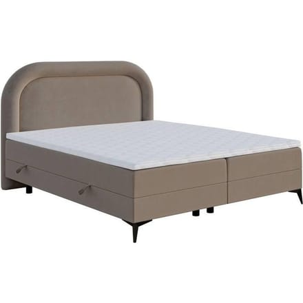 Boxspring Lorena velvet inclusief topper 140 x 200 cm | NADUVI Collection