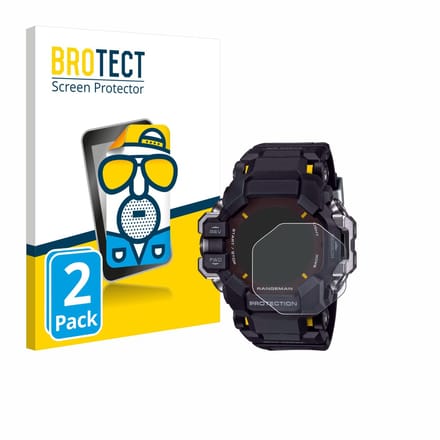 BROTECT - Screenprotector voor Casio G-Shock GPR-H 1000 - Folie Beschermfolie matte 2 Stuks