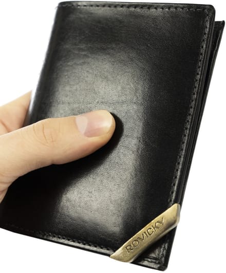 Rovicky Serie - Elegante Leren Portemonnee - Groot Formaat - Heren - RFID Bescherming