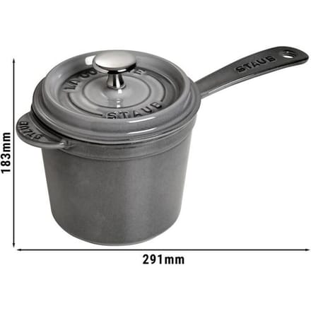 STAUB SPECIALITIES - Steelpan - Ø 180mm - Gietijzer - Grafietgrijs