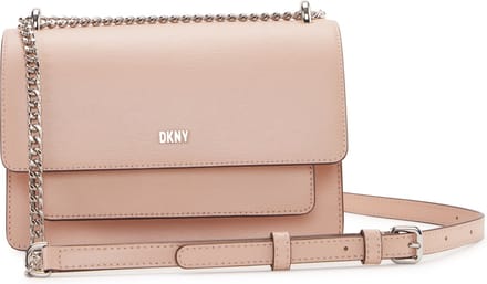 DKNY Leren Schoudertas Bryant Sutton Crossbody Bag Rosewater Beige
