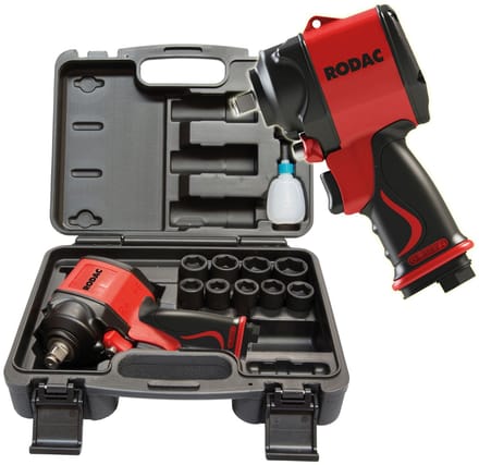 RODAC RC2751BC Slagmoersleutel 1/2 Stubby Twin Hammer