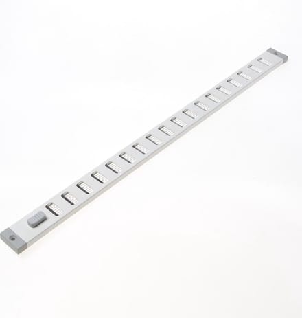 Gavo Schuifrooster aluminium wit gaas 50 x 50cm (Prijs per stuk)