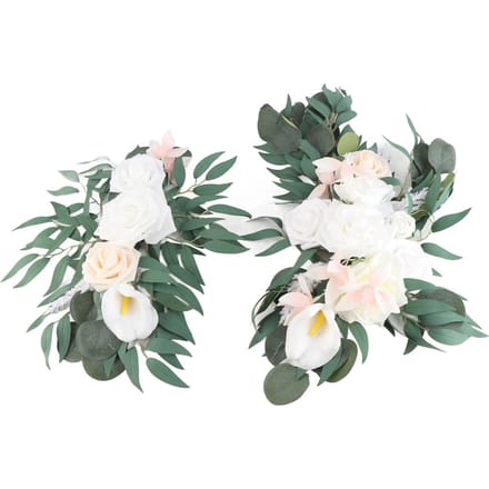 Bruiloft Simulatie Boog Bloem Bloem Decoratie Bruiloft Podium Achtergrond Bloemen gray