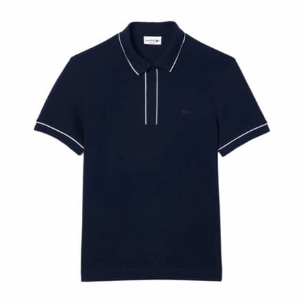 Polo Lacoste Men PH8184 Regular Fit Navy Blue-4