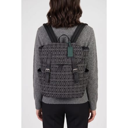 Coccinelle Stg Monogram Multi Antrac/noir Taglia: OS | Zaini Outlet | Unisex
