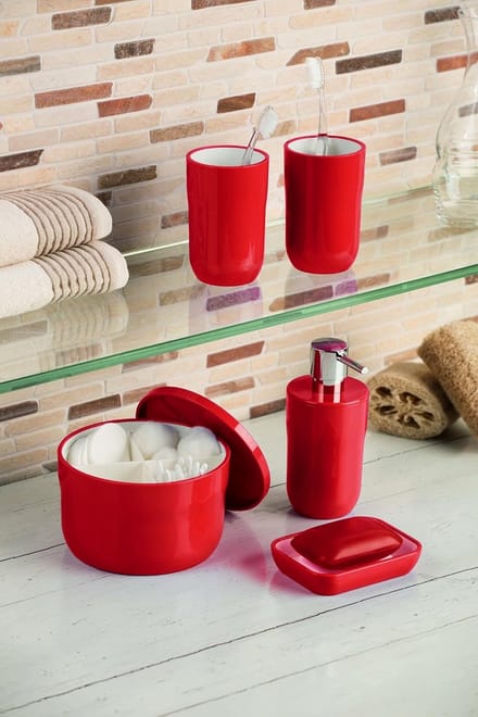 Kleine Badkamer Prullenbak met Draaiend Deksel - 5L - Wit - Ideaal voor Cosmetics