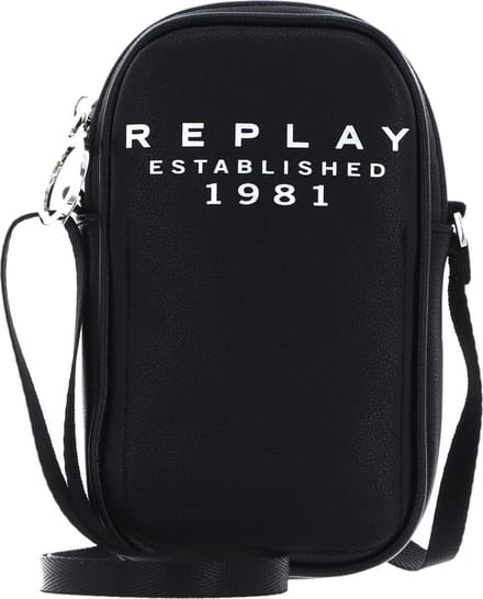 REPLAY Telefoontasje Smartphonebag Black Zwart