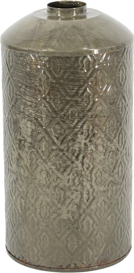 Metalen vaas olive