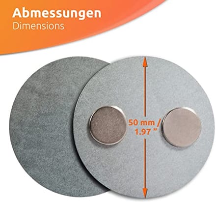 Zelfklevende Magnetische Houder voor Rookmelders - Set van 5 (5 cm)