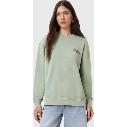 AllSaints Soleil Etta Sweat Abbey Stone Green Größe: XS | Pullover Outlet | Damen | Grün