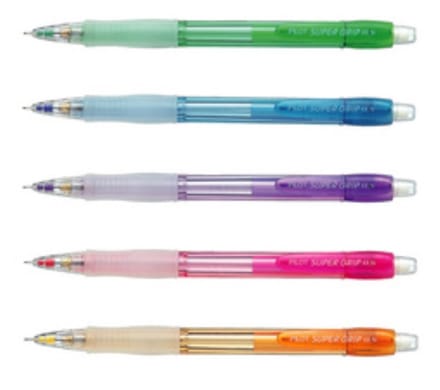 PILOT vulpotlood SUPER GRIP NEON 0,5 mm, gekleurde assortiment