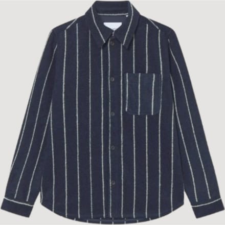 Lennon Wool Pinstripe Overshirt