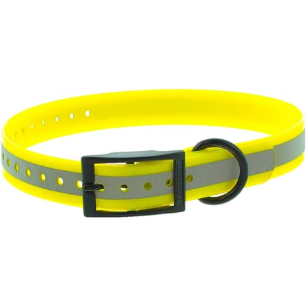 Reflecterende polyurethaan hondenhalsband met dubbele gesp Canihunt Xtreme