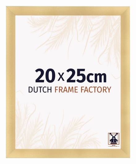 Fotolijst 20x25 cm - MDF - Goud Mat - Praag