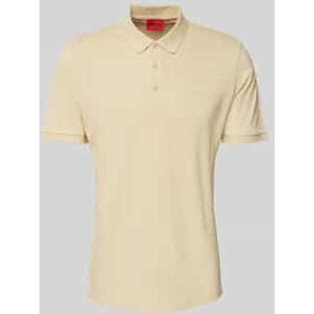 Poloshirt met labelprint, model 'Donos'