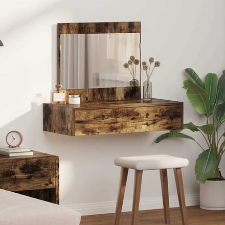 vidaXL - Kaptafel - Bruin - 83 - x - 40 - x - 70 - cm - Bewerkt - hout