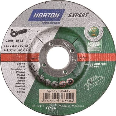 Symantec Norton Expert doorslijpschijf steen 115x3,2x22,23mm