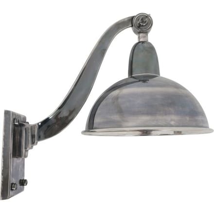 KS Verlichting Wandlamp Halifax Antiek Zilver