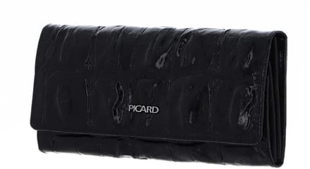 PICARD Leren portemonnee Key Largo 1 Long Wallet Black zwart