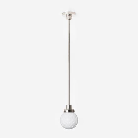 Hanglamp Arcade 20's Nikkel - Art Deco Trade